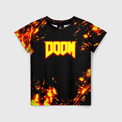 Футболка детская Doom огненный марс, цвет: 3D-принт
