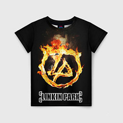 Футболка детская Linkin Park - fire logo, цвет: 3D-принт