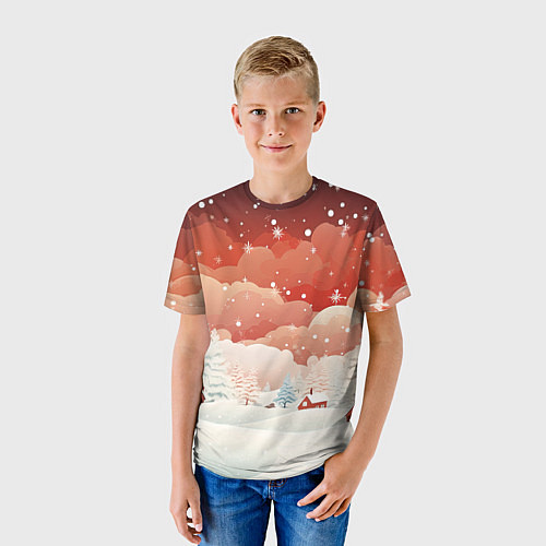 Детская футболка Праздничное настроение / 3D-принт – фото 3