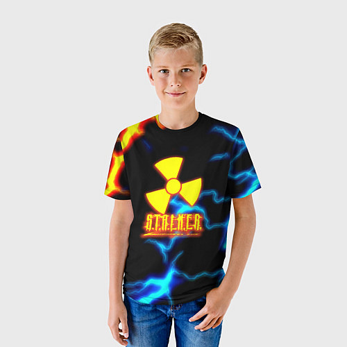 Детская футболка Stalker storm / 3D-принт – фото 3