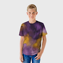 Футболка детская Акварелика, цвет: 3D-принт — фото 2