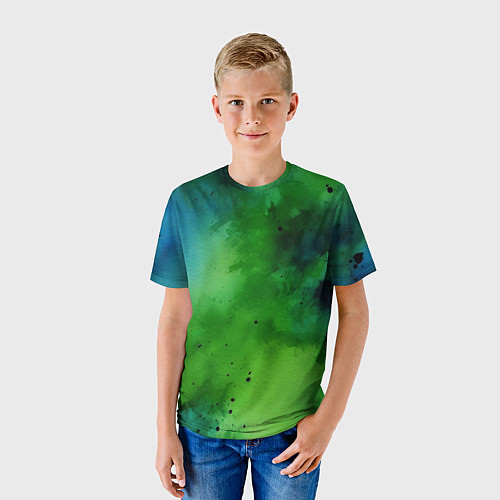 Детская футболка Акварелика / 3D-принт – фото 3