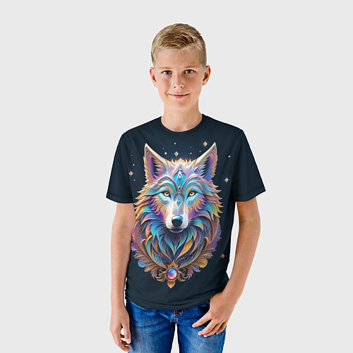 Детская футболка Звездный волк из далекой галактики / 3D-принт – фото 3
