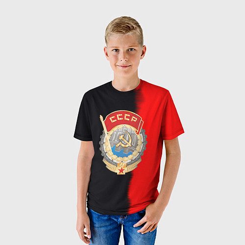 Детская футболка СССР страна наша / 3D-принт – фото 3