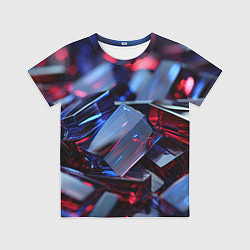 Футболка детская Острые грани прозрачности, цвет: 3D-принт