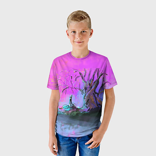 Детская футболка Волшебное дерево / 3D-принт – фото 3