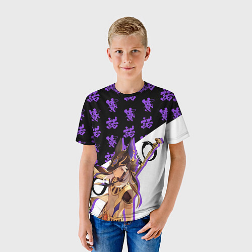 Детская футболка Сайно - Геншин Импакт / 3D-принт – фото 3