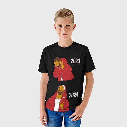 Детская футболка Дрейк 2023-2024 / 3D-принт – фото 3