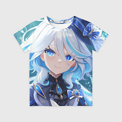 Футболка детская Genshin Impact Furina Smile, цвет: 3D-принт