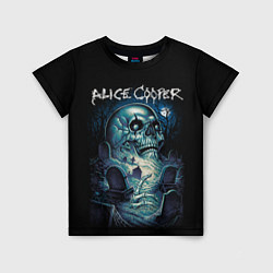 Футболка детская Night skull Alice Cooper, цвет: 3D-принт