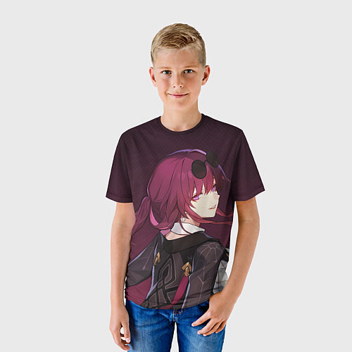 Детская футболка Kafka Honkai Star Rail / 3D-принт – фото 3