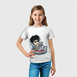 Футболка детская The Cure Robert Smith - just like sleddin, цвет: 3D-принт — фото 2