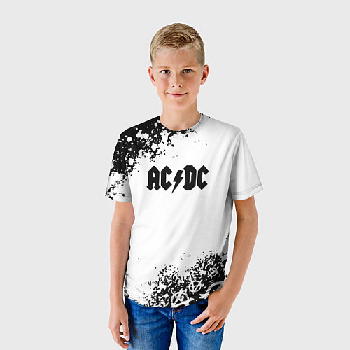 Детская футболка AC DC anarchy rock / 3D-принт – фото 3