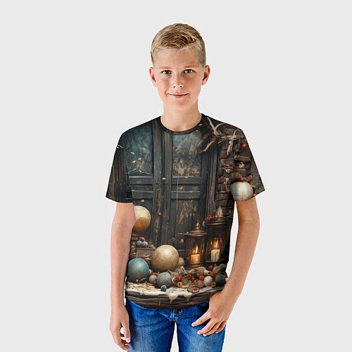 Детская футболка Витрина игрушечек / 3D-принт – фото 3
