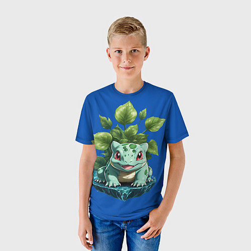 Детская футболка Бульбазавр покемон / 3D-принт – фото 3