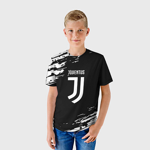 Детская футболка Juventus спорт краски / 3D-принт – фото 3