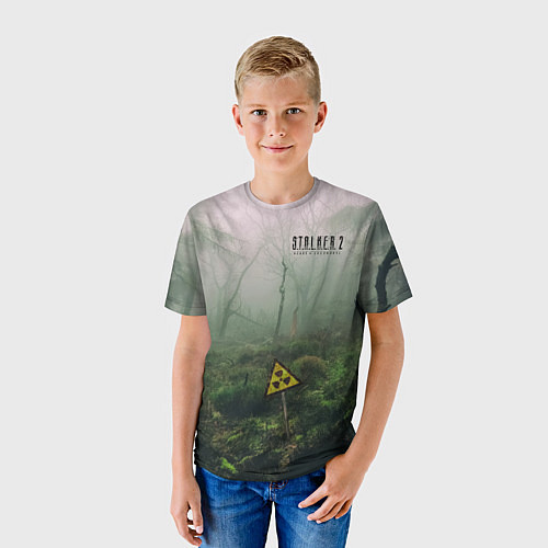 Детская футболка STALKER 2 мёртвый лес / 3D-принт – фото 3