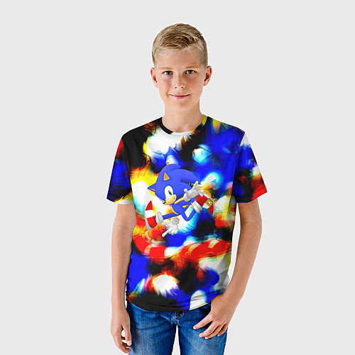 Детская футболка Sonic colors / 3D-принт – фото 3