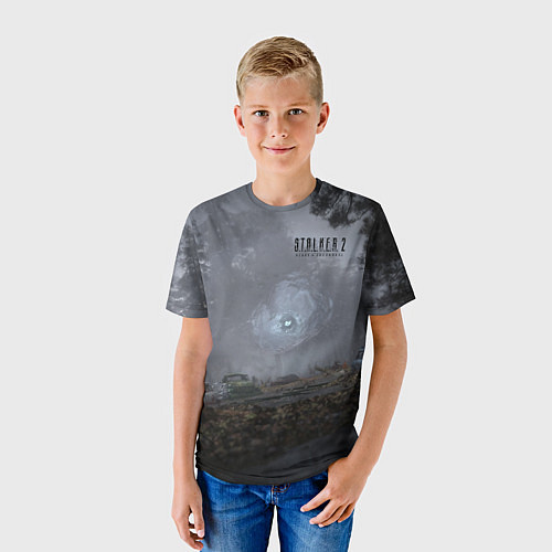Детская футболка STALKER 2 гравитационная аномалия / 3D-принт – фото 3