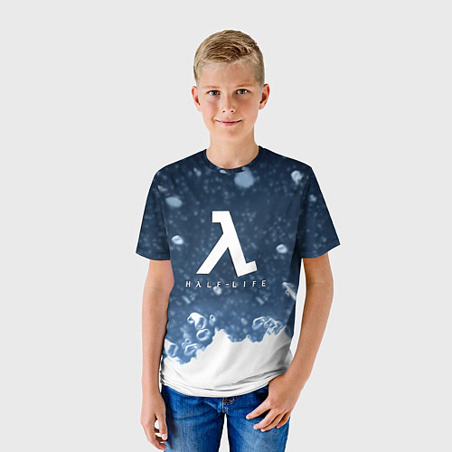 Детская футболка Half life зимний стиль / 3D-принт – фото 3