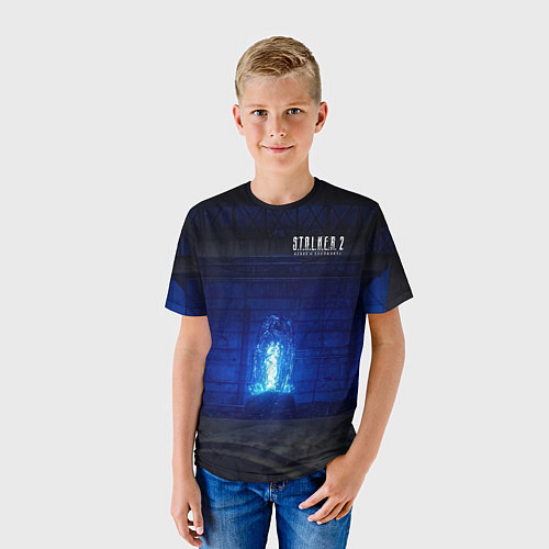 Детская футболка STALKER 2 монолит в энергоблоке / 3D-принт – фото 3