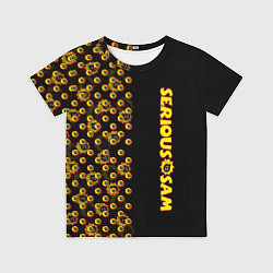 Футболка детская Serious Sam pattern game, цвет: 3D-принт