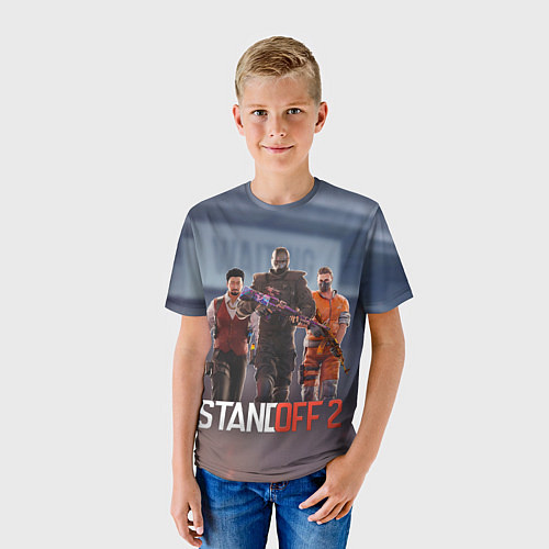 Детская футболка Standoff 2 - weapon / 3D-принт – фото 3