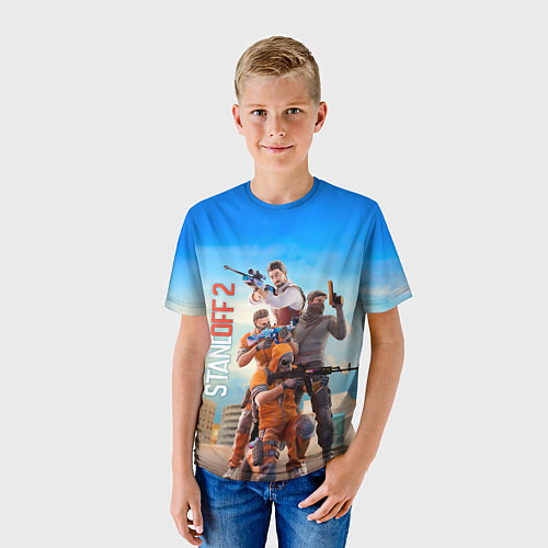 Детская футболка Шутер - Стендофф 2 / 3D-принт – фото 3