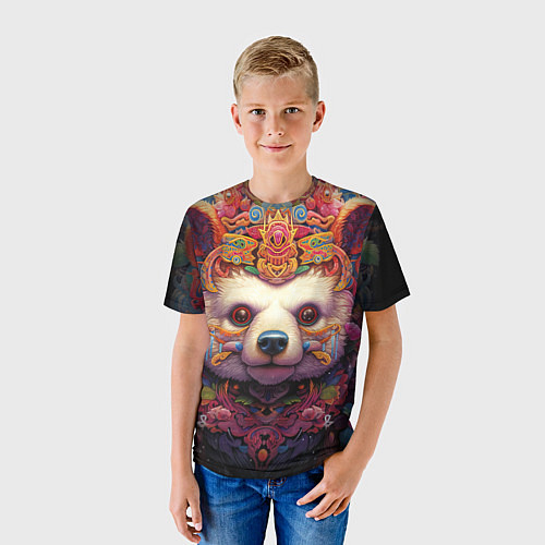 Детская футболка Медведь мифический / 3D-принт – фото 3