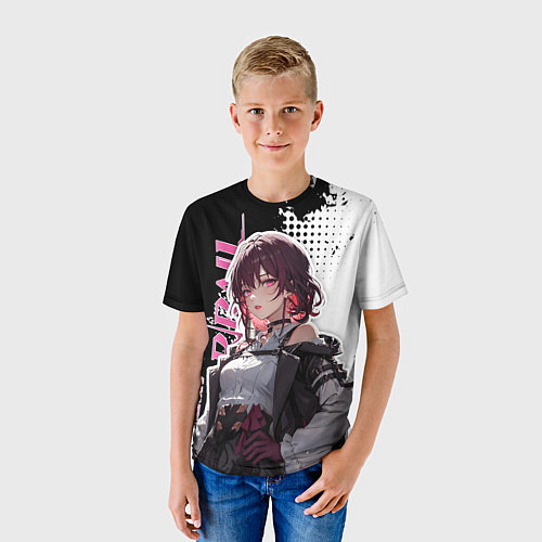 Детская футболка Кафка из хонкай / 3D-принт – фото 3