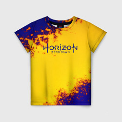 Футболка детская Horizon zero dawn alloy grunge metal, цвет: 3D-принт