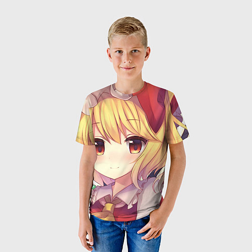 Детская футболка Touhou Project Flandre cute smile / 3D-принт – фото 3