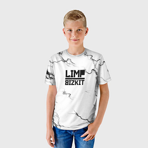 Детская футболка Limp bizkit storm black / 3D-принт – фото 3