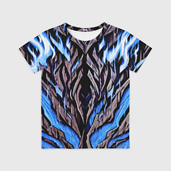 Футболка детская Камень и синий огонь, цвет: 3D-принт