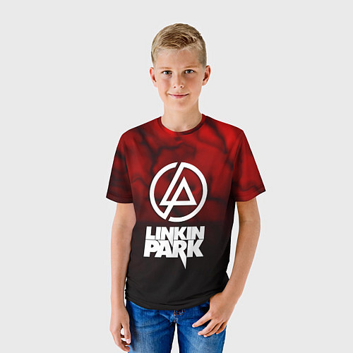 Детская футболка Linkin park strom честер / 3D-принт – фото 3