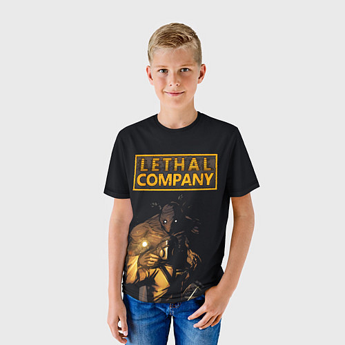 Детская футболка Lethal Company / 3D-принт – фото 3