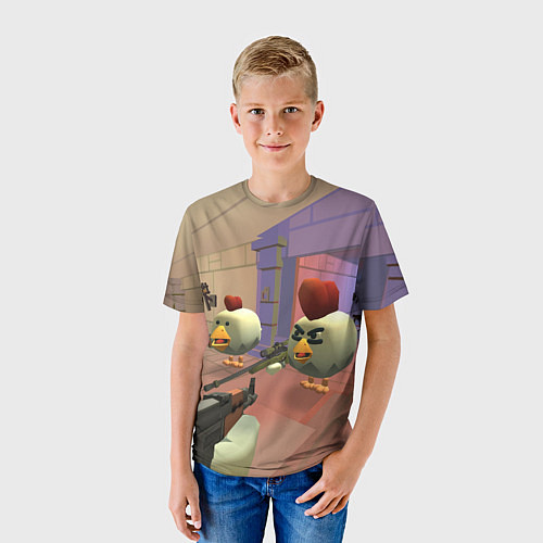 Детская футболка Чикен ган - скрин / 3D-принт – фото 3
