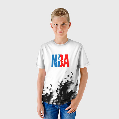 Детская футболка Basketball краски / 3D-принт – фото 3