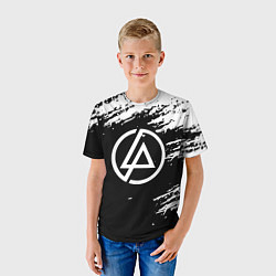 Футболка детская Linkin Park - black and white, цвет: 3D-принт — фото 2