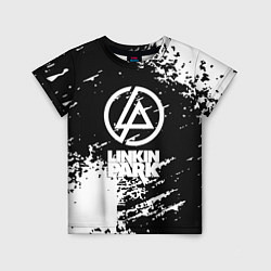 Футболка детская Linkin park logo краски текстура, цвет: 3D-принт