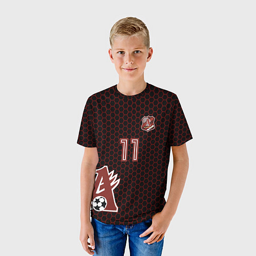 Детская футболка Авангард черная / 3D-принт – фото 3