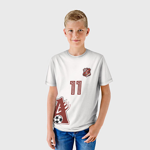Детская футболка Авангард белая / 3D-принт – фото 3