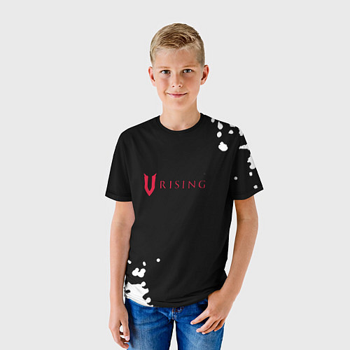 Детская футболка V Rising краски / 3D-принт – фото 3