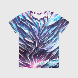 Футболка детская Синий драгоценный камень, цвет: 3D-принт