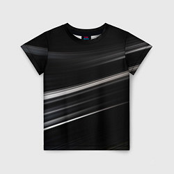 Футболка детская Black abstract background, цвет: 3D-принт