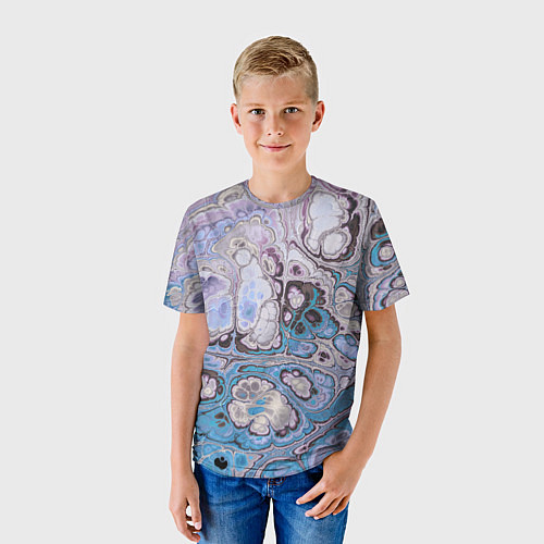 Детская футболка Абстрактный узор / 3D-принт – фото 3