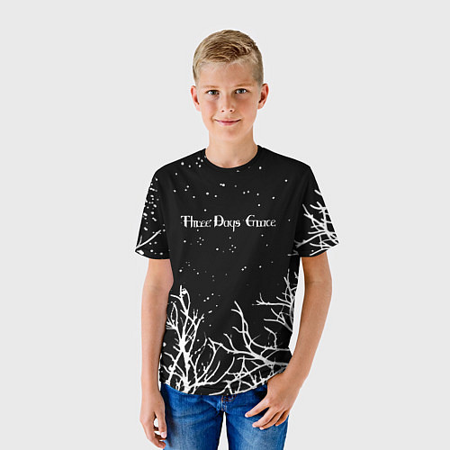 Детская футболка Three days grace night / 3D-принт – фото 3