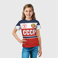 Футболка детская Союз Советских Социалистических Республик - СССР, цвет: 3D-принт — фото 2