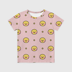 Футболка детская Цыплята parttern, цвет: 3D-принт