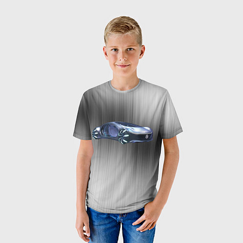 Детская футболка Mercedes-benz AVTR / 3D-принт – фото 3